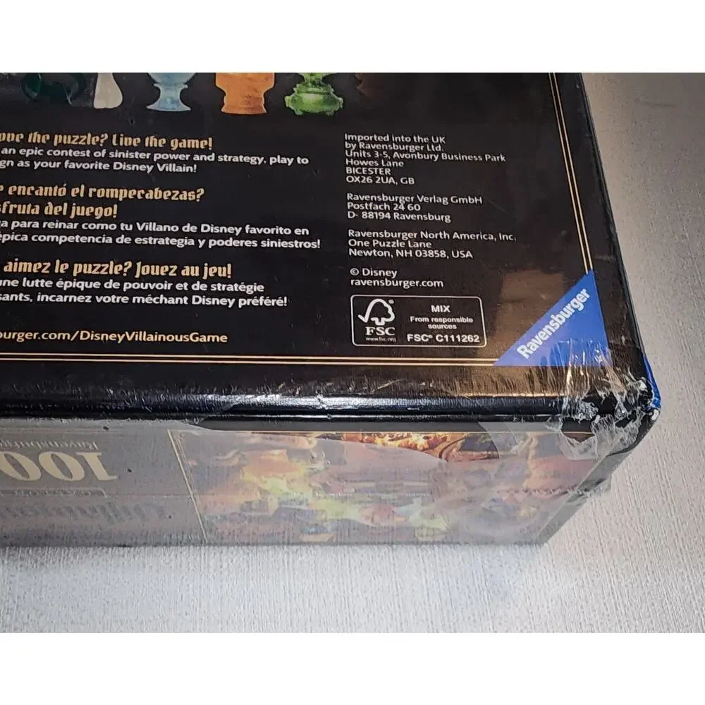 Disney villainous Gaston 1000 piece puzzle